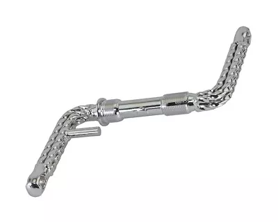 Quadruple Vintage Lowrider Chrome Twisted Bicycle Crank 4-1/2  Cruiser Bikes. • $61.79