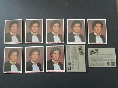 Lot 10 1980 Burger King Coca-Cola Empire Strikes Back The Dashing Han Solo Cards • $10.99