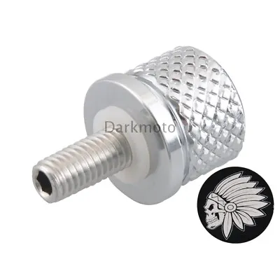 Motorcycle Chrome Rear Seat Bolt Mounting Hardware Skull Head For Indian Scout • $16.79