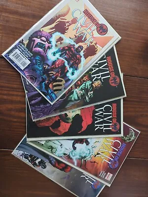 House Of M Civil War Complete Set Of 1-5 (2008) Marvel Comics • $21.99