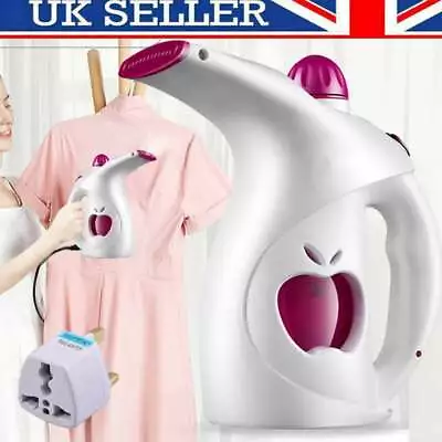 1500W Handheld Clothes Steamer Garment Portable Travel Fabric Steam Heat Iron • £15.49