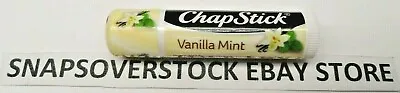 Chapstick Vanilla Mint Lip Balm 0.15 Oz. Single Tube Brand New W/ Free Shipping • $7.95