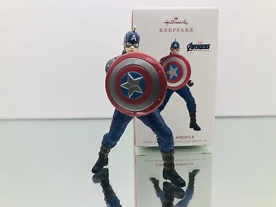 2019 Hallmark Keepsake Ornament Lim.ed. Captian America Marvel The Avengers Bnib • $14.95