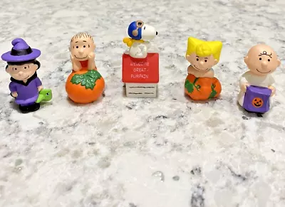 Hallmark Peanuts Halloween Figurines Merry Miniatures Snoopy Great Pumpkin 1996 • $18.98