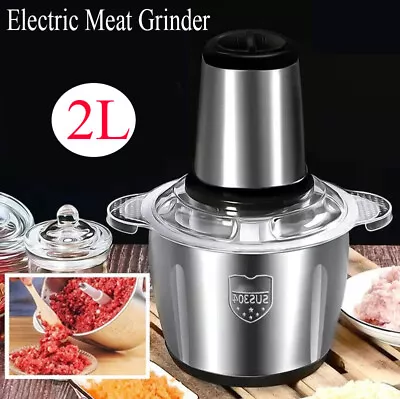 Electric Meat Grinder Mincer Mixer Kitchen Blender Mini Food Chopper Processor • $19.98