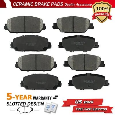 Front And Rear Ceramic Brake Pads For 2017 2018 2019 2020 2021 2022 Honda CR-V • $40.49