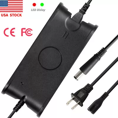 $11.99 • Buy For Dell 90W 90 Watt AC Adapter Power Supply Charger PA-10 NEW W/ US Cord Cable