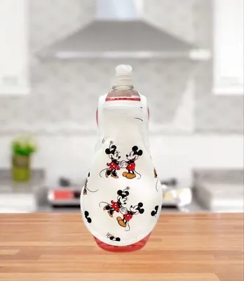 Mickey Minnie Mouse Disney Style Kitchen Decor Dish Soap Bottle Apron Fits 25 Oz • $8