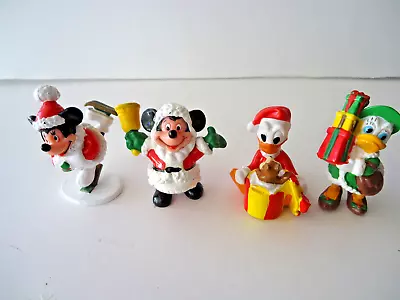 Vintage Mickey & Minnie  Donald & Daisy Duck Pvc  Figures Excellent Condition • $15.74