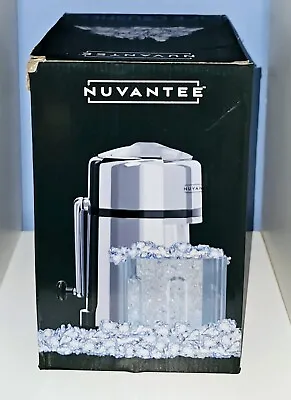 Nuvantee Manual Ice Shaver - Stainless Steel Snow Cone Maker Non-Slip BPA Free • $34.99