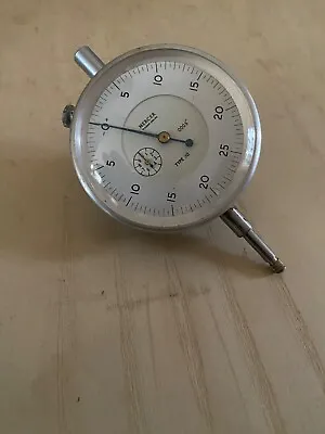 Mercer Type 20 Plunger Dti Gauge With Large 3  Dial - ½  Travel In 0.0005  Grads • £29.99