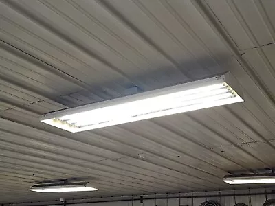 4 Lamp High Bay Linear Fluorescent High Output T5 Light Fixture F54T5HO Used • $40
