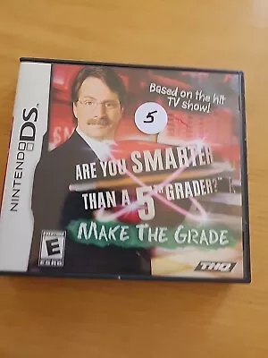 Are You Smarter Than A 5th Grader Make The Grade (Nintendo DS 2008)- Y3 • $8