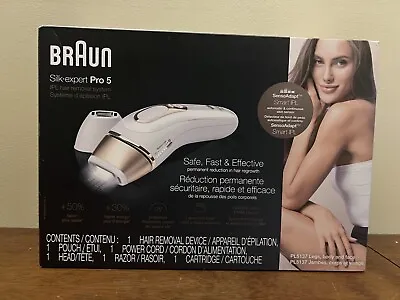 $96 • Buy Braun Silk-Expert Pro 5 PL5137 IPL Permanent Hair Removal System