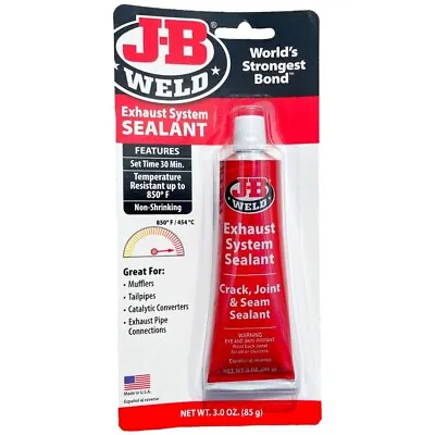 JB Weld Exhaust System Sealant & Muffler Repair Hi Temp 85gr J-B 37903 • $21.60