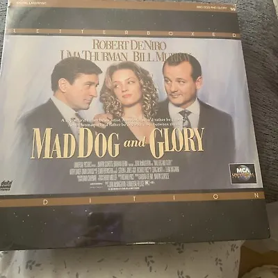 MAD DOG AND GLORY Laserdisc LD SEALED! GREAT FILM ROBERT DE NIRO #5252 • $7.50