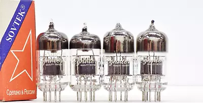 Quad Of Tested Egnater/Sovtek 7025/12AX7WA Vacuum Tubes. 2 Pairs W/Matched Codes • $39.99