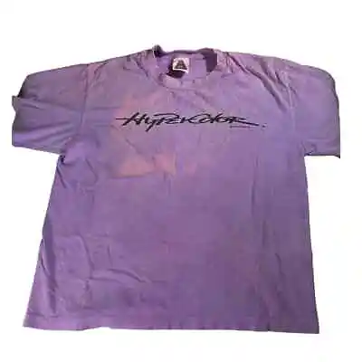 Vintage 90s Generra Hypercolor Shirt Made In USA Medium Metamorphic Color System • $106.25