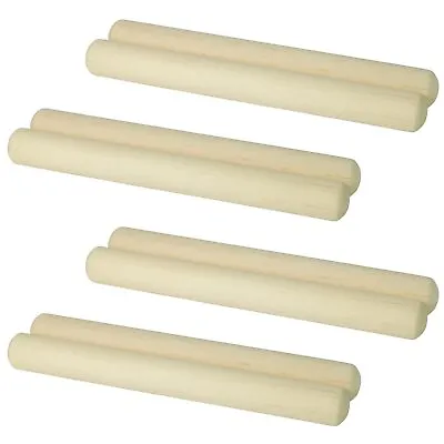 £23.71 • Buy Theodore Wooden Claves - 4  Pairs Of Quality Rhythm Sticks