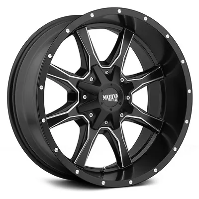 20 Inch Black Wheels Rims  FOR Jeep Wrangler JK Moto Metal MO970 20x10 • $289