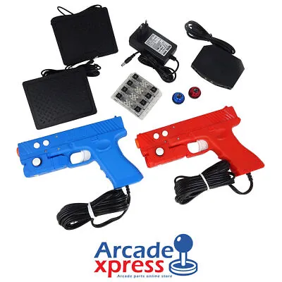 Retroshooter Optical Arcade Light Gun With Recoil Kit USB PC / Pandora Box 10th • $481.04