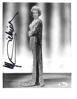 Glamorous Marlene Dietrich Signed Photo 8x10  JSA Authenticated Autographed • $159