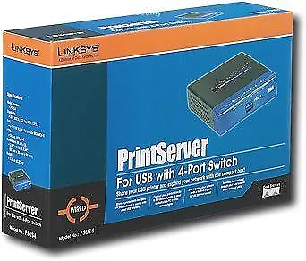 Linksys PSUS4 4-Port USB Print Server • $22.50