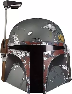 Hasbro StarWars The Black Series Boba Fett Premium Electronic Helmet-Damaged Box • £189.99