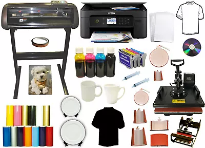 28 Metal 1000g Vinyl Plotter Cutter 8in1 Heat Transfer Press Sublimation Printer • $853.66