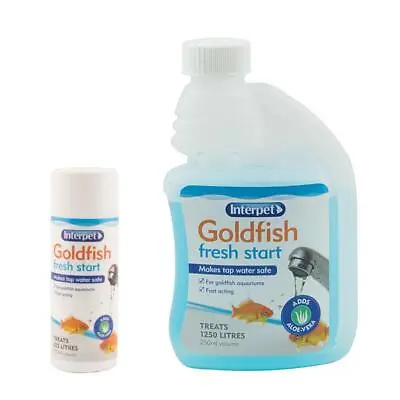 Interpet Goldfish Fresh Start Tap Safe  Water Conditioner Aquarium Tank Dechlore • £8.99