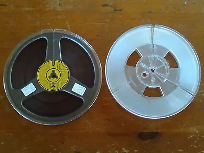 Grundig 1/4  Tape On 7  Reel To Reel Spool & 1 Empty Spool • £5.99