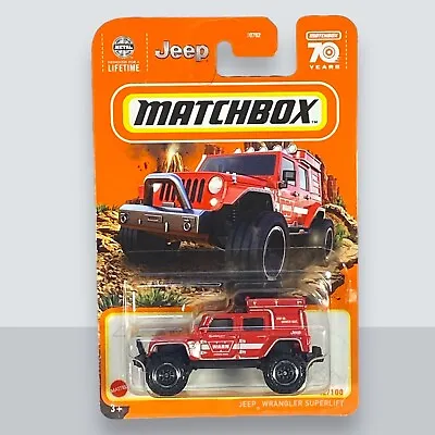 Matchbox Jeep Wrangler Superlift - Matchbox 70 Years Series 42/100 • $2.56