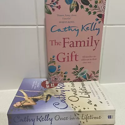 2 X Cathy Kelly Paperback Books Bundle Lot -The Family Gift Once In A Lifetime • $17.50