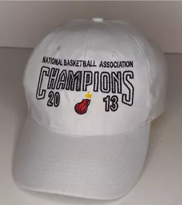 MIAMI HEAT 2013 CHAMPIONS / Adult / White / Strap Back / Cap Hat / *Pls.Read • $12.87