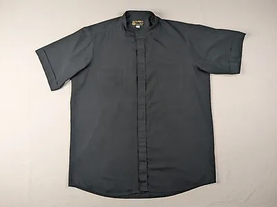 RJ Toomey Clergy Shirt Adult 17.5 Black • $21.25