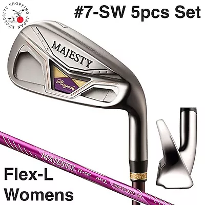 MAJESTY Royale Iron Golf Club Set #7-SW 5p Set Womens Flex L TL540 Carbon Shaft • $726.99