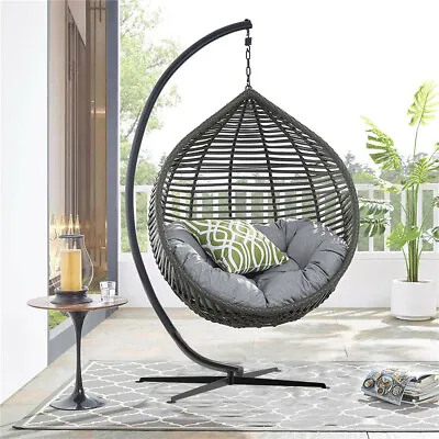 Heavy Duty Garden Hanging Chair Hammocks Swing Egg Chair Pole Frame Stand Only • £89.92