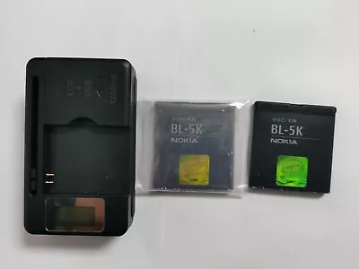 $15.99 • Buy BL-5K + Charger For Nokia N85 N86 X7 C7 C7-00