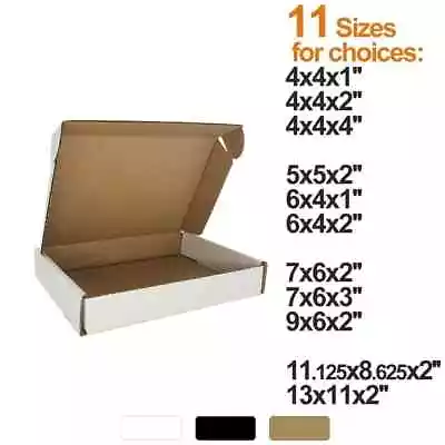 50 Pack White Corrugated Shipping Mailer Small Packaging Packing Boxes 6x4x1” • $28.75