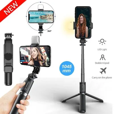 Remote Selfie Stick Tripod Phone Desktop Stand Desk Holder For IPhone/Samsung US • $11.96