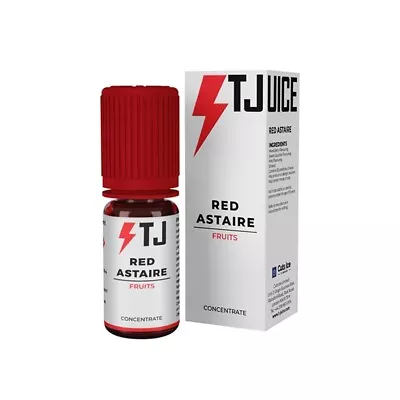 T-Juice Red Astaire Concentrate Vape 10ml E Liquid 0mg Nicotine Buy 5 Get 5 Free • £3.99