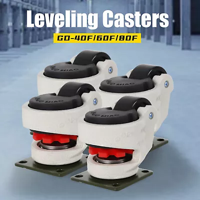 Set Of 4 Leveling Casters High Wearability Caster 220/1100/2200LBS Loadcapacity • $16