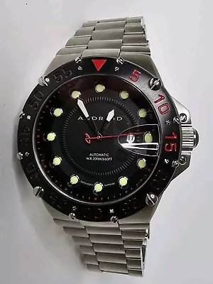 Android Divemaster Enforcer Swiss Automatic Watch AD903 ETA 2824 • $269.10