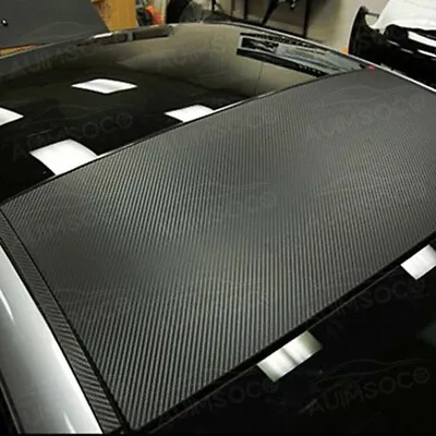 Parts Accessories Carbon Fiber Vinyl Film Car Interior Wrap Stickers 12x60  • $15.79