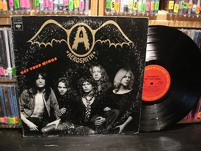 Aerosmith ‎– Get Your Wings       Vintage  Pressing LP    1st No Barcode • $6.99