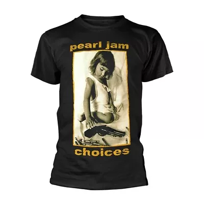 PEARL JAM - CHOICES BLACK T-Shirt Front & Back Print Medium • $41.31