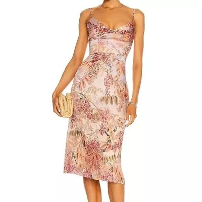 Zimmermann Milettia Botanica Cocktail Dress - Size 1/8 Au (rrp $795) • $400