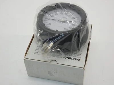 $40 • Buy WAH Vacuum Pressure Gauge, 5  Face-30Hg-0-100PSI, 1/2 NPT Bottom Connection -...