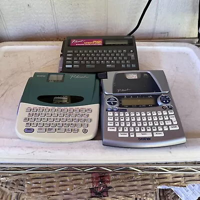 Brother P-Touch PT-20 PT-1700 PT-1880 Label Makers Sold As Is For Parts Bundle • $79.99