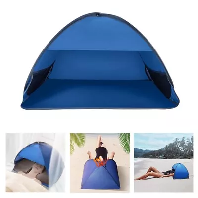 $23.79 • Buy Mini Pop-Up Beach Tent Canopy UV Camping Fishing Mesh Sun Shade Shelter 1 Person